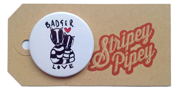 badger love badge